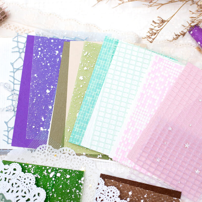 Mesh Scrapbook Decor Paper | 10 PCS