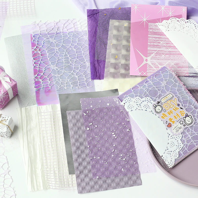 Mesh Scrapbooking Paper | 16 PCS