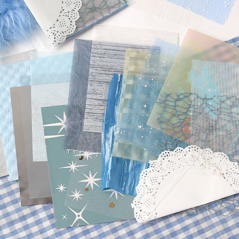 Mesh Scrapbooking Paper | 16 PCS