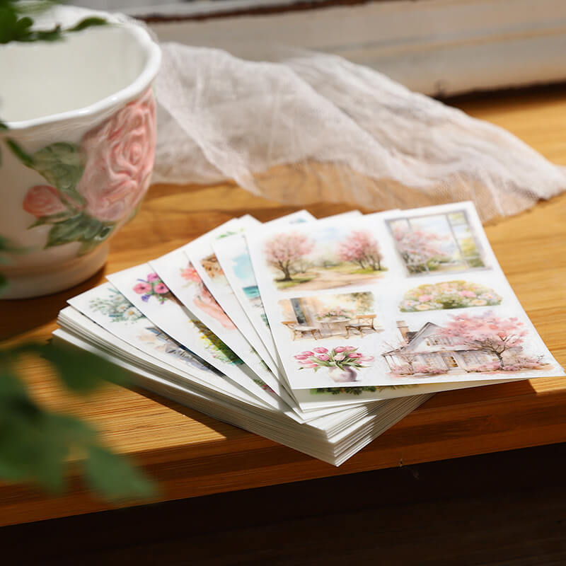 Monet and Garden Stickers | 5 PCS