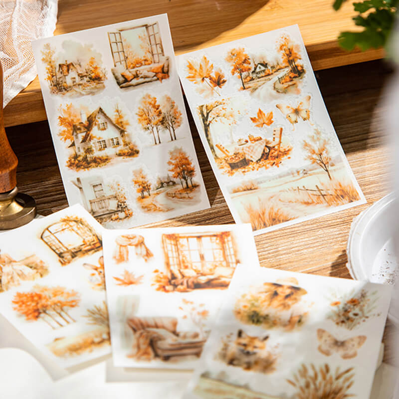 Monet and Garden Stickers | 5 PCS