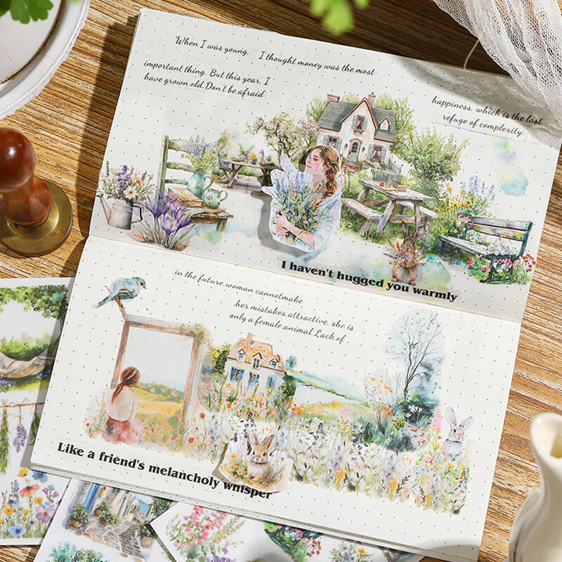 Monet and Garden Stickers | 5 PCS