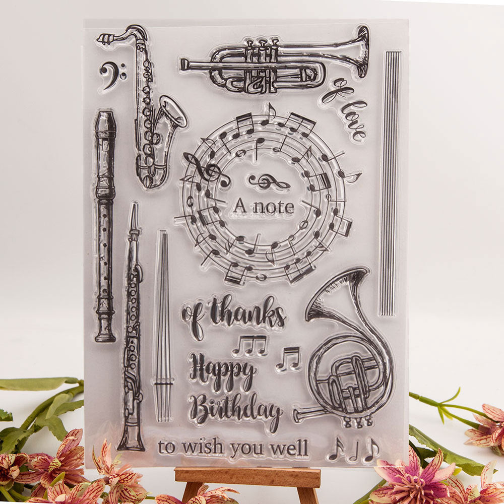 Musical Instruments Clear Stamp