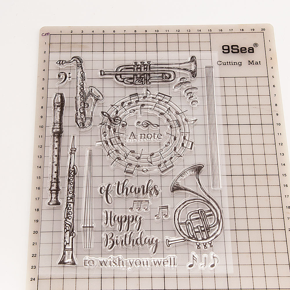 Musical Instruments Clear Stamp