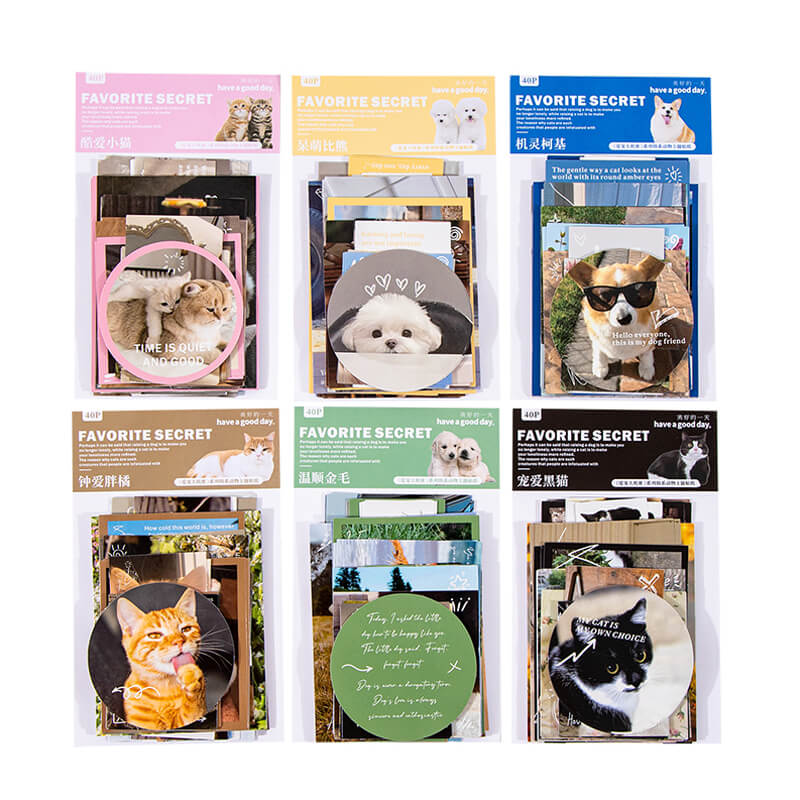 My Lovely Pets Scrapbooking Papers | 40 PCS