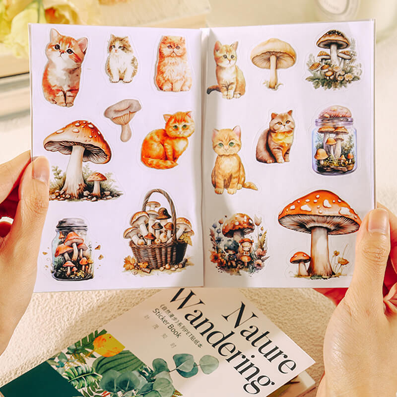 Nature Wandering Sticker Books | Pre-cut | 20 PCS