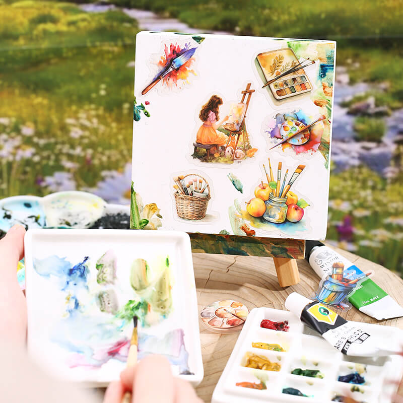 Outdoor Sketching Stickers | 15 PCS