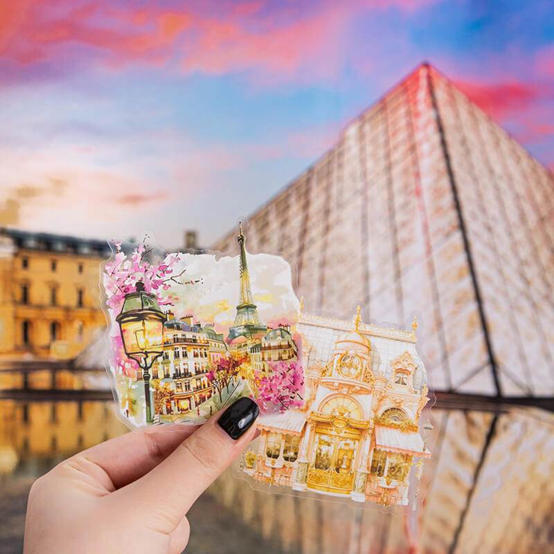 Paris Travel Stickers | 30 PCS