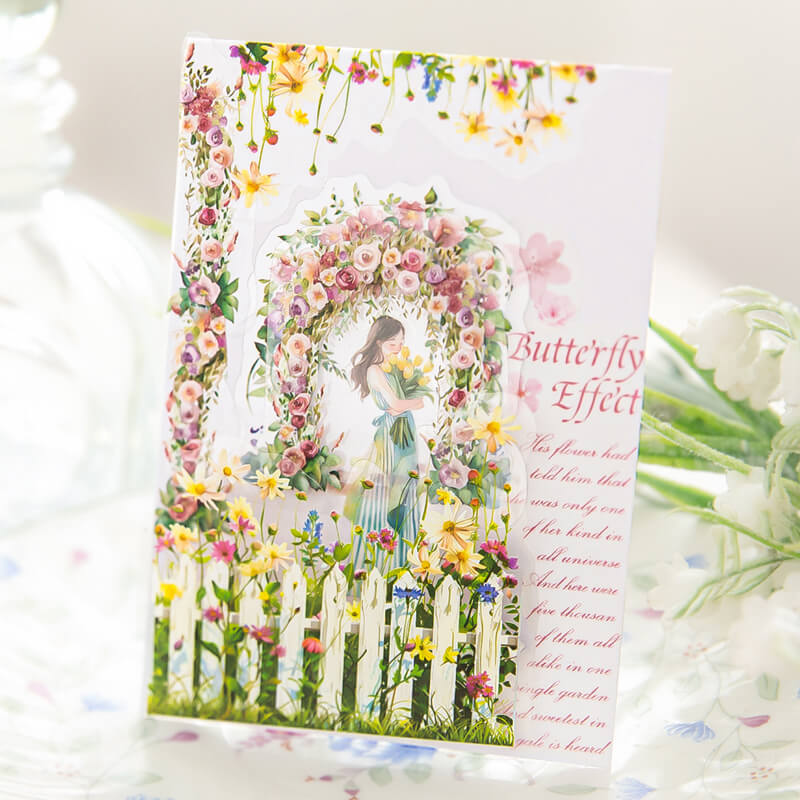 Pastoral Flowers Stickers | 40 PCS