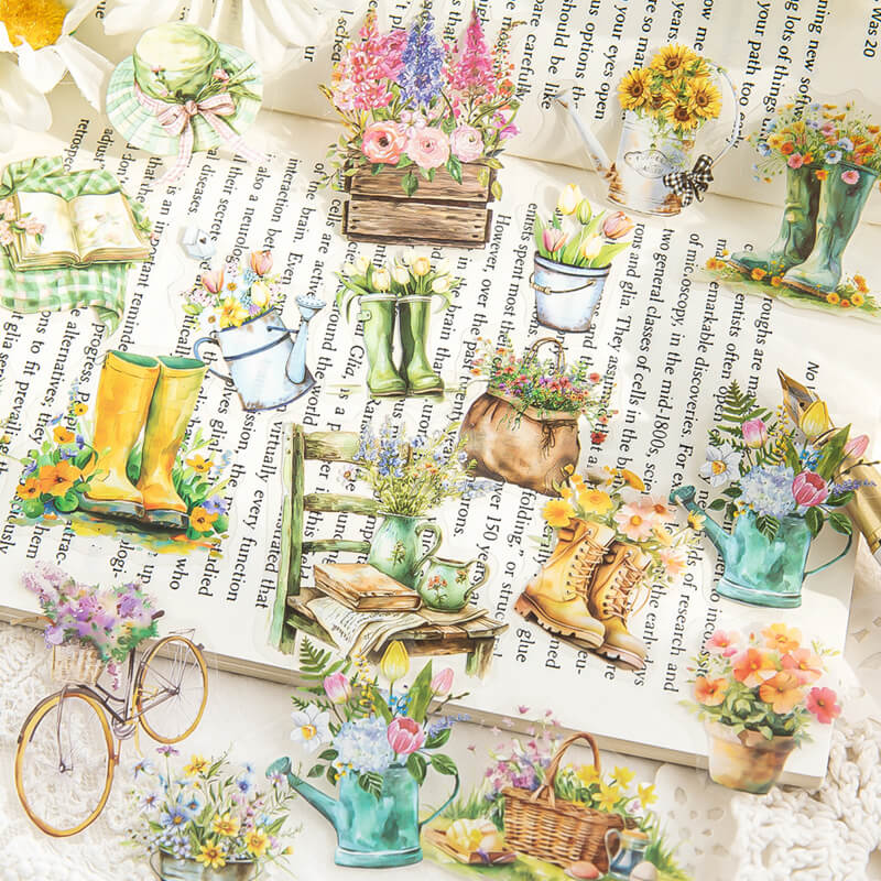 Pastoral Flowers Stickers | 40 PCS