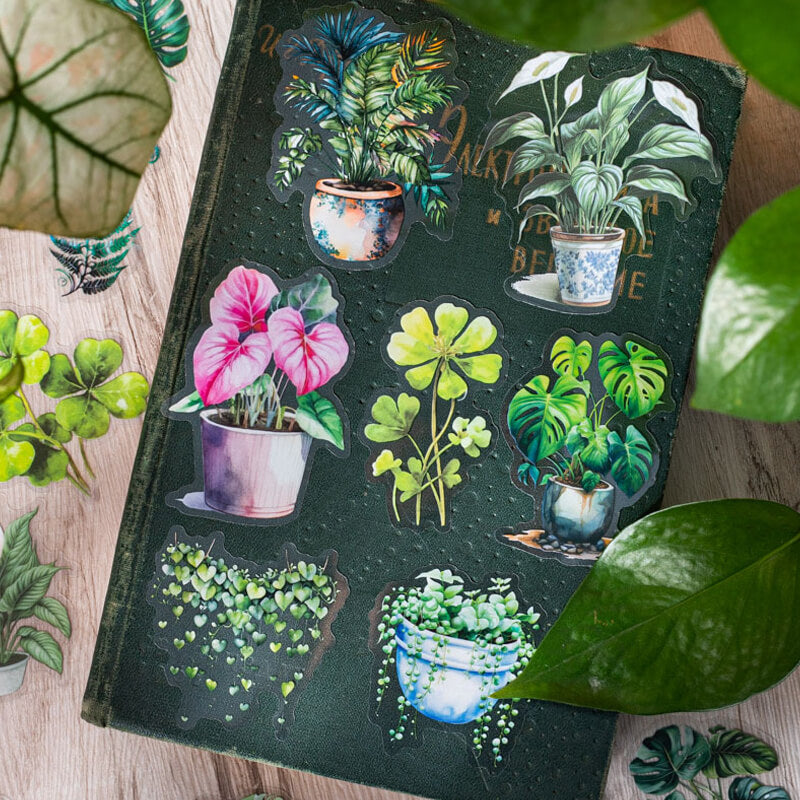 Plant Pots Stickers | 30 PCS