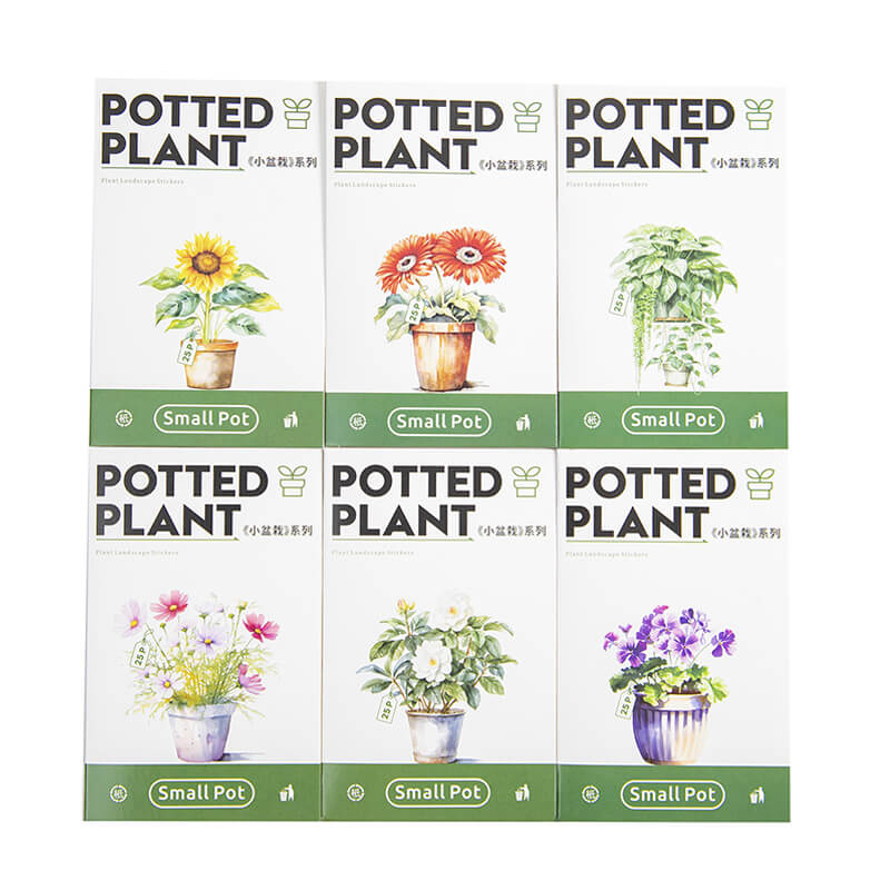 Potted Plants Stickers | 25 PCS