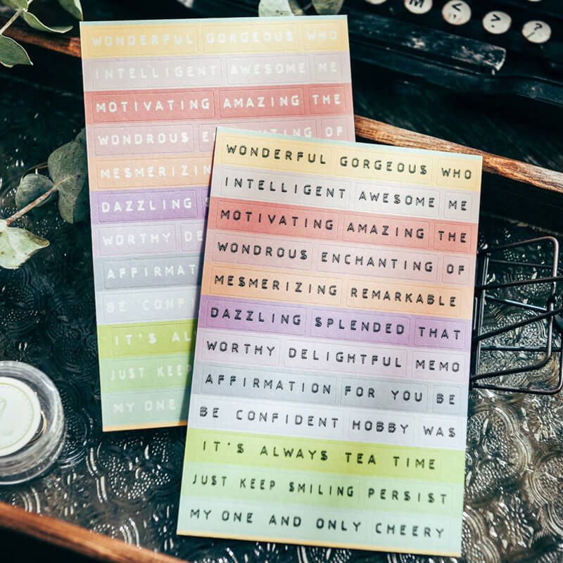 Quotes Stickers | 8 PCS