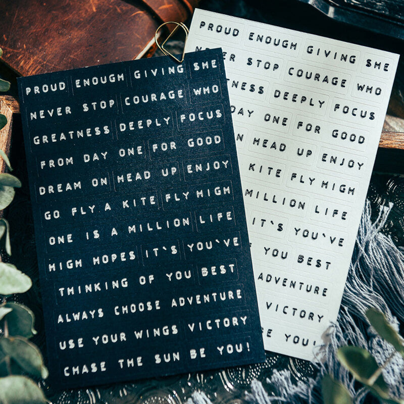 Quotes Stickers | 8 PCS