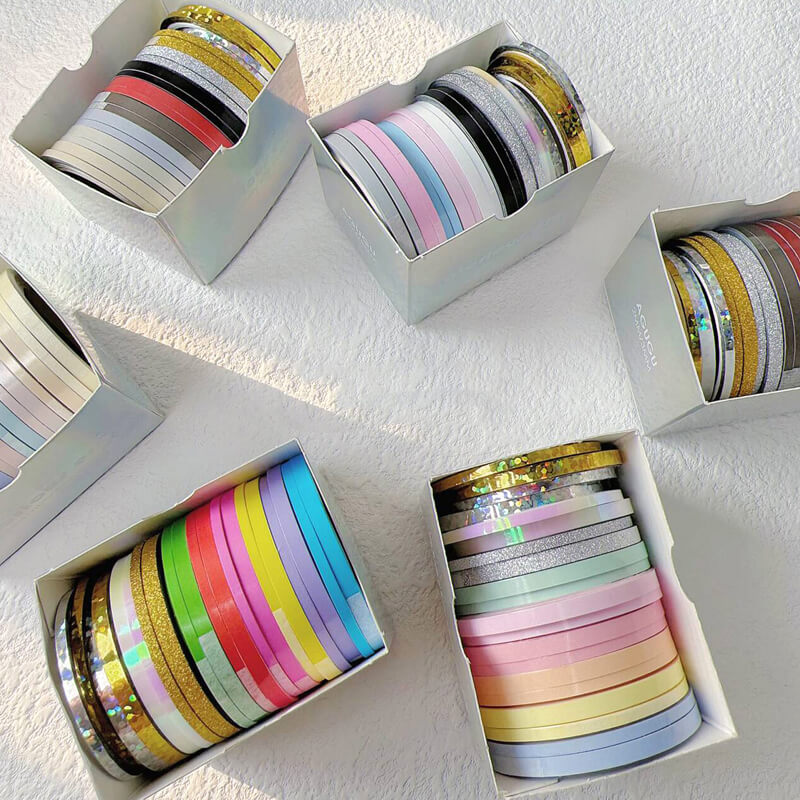 Rainbow Fine Decorative Tape | 20 Rolls