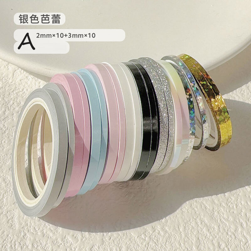 Rainbow Fine Decorative Tape | 20 Rolls