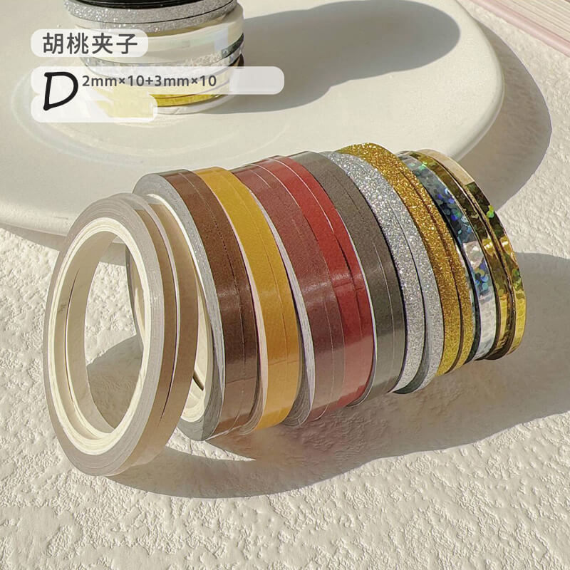 Rainbow Fine Decorative Tape | 20 Rolls