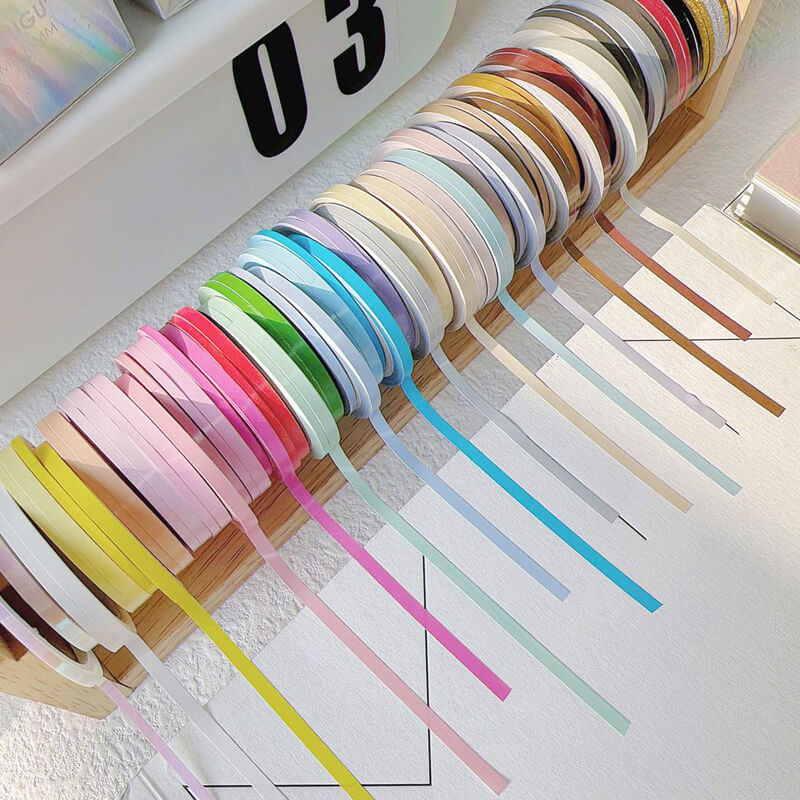 Rainbow Fine Decorative Tape | 20 Rolls