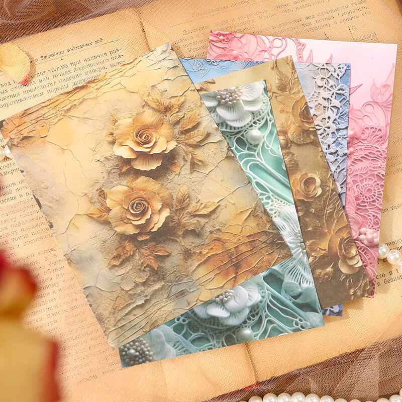 Rococo Style Scrapbook Papers | 30 PCS