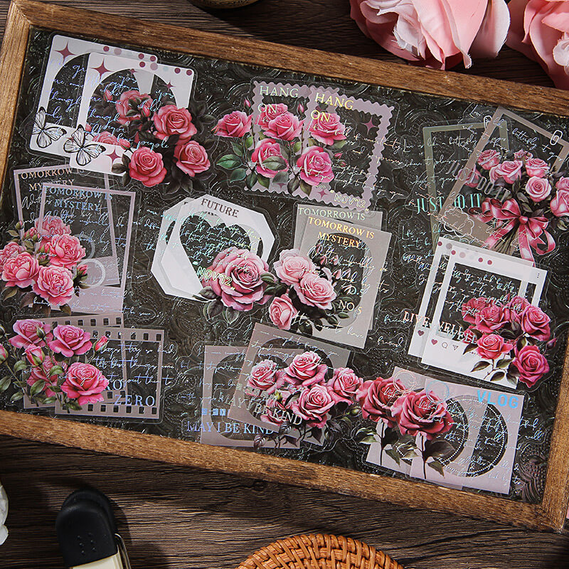 Romantic Border Stickers | 20 PCS