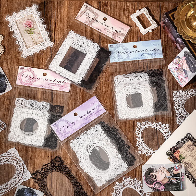 Romantic Lace Stickers | 10 PCS