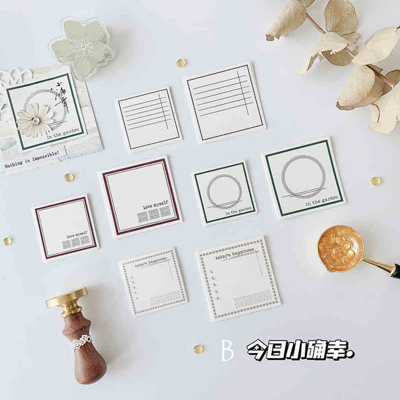 Scrapbooking Border Labels | 8 PCS