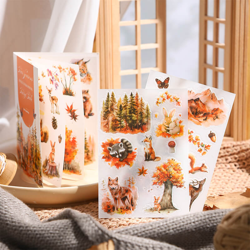 Seasonal Forest Transfer Stickers | 5 PCS