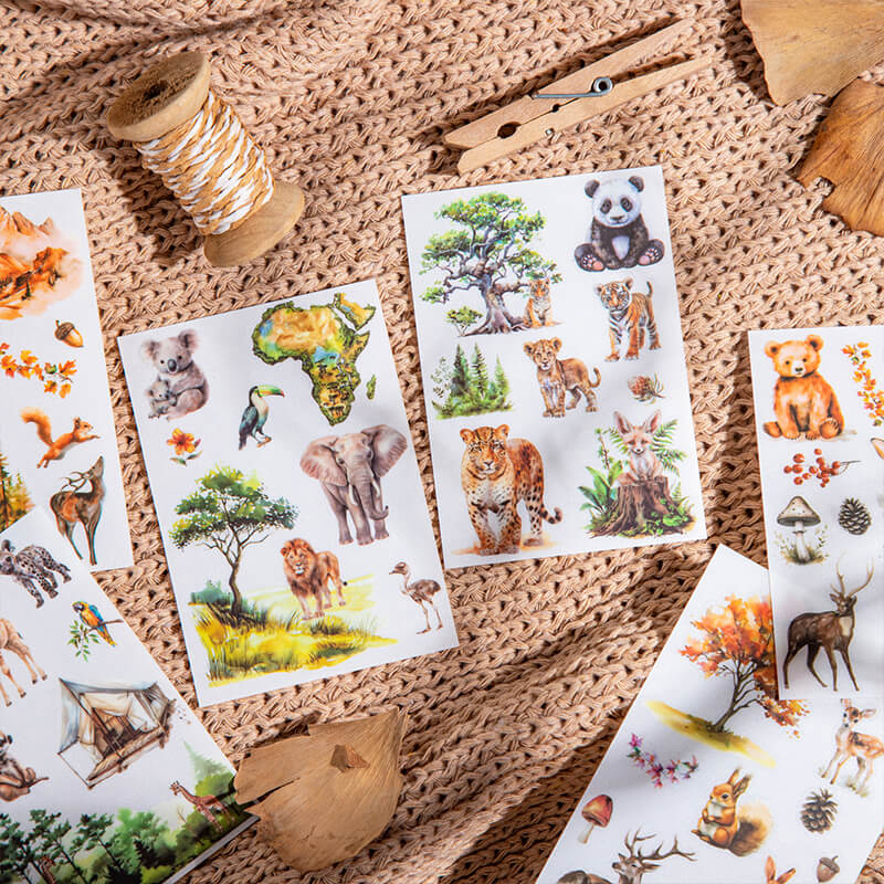 Seasonal Forest Transfer Stickers | 5 PCS