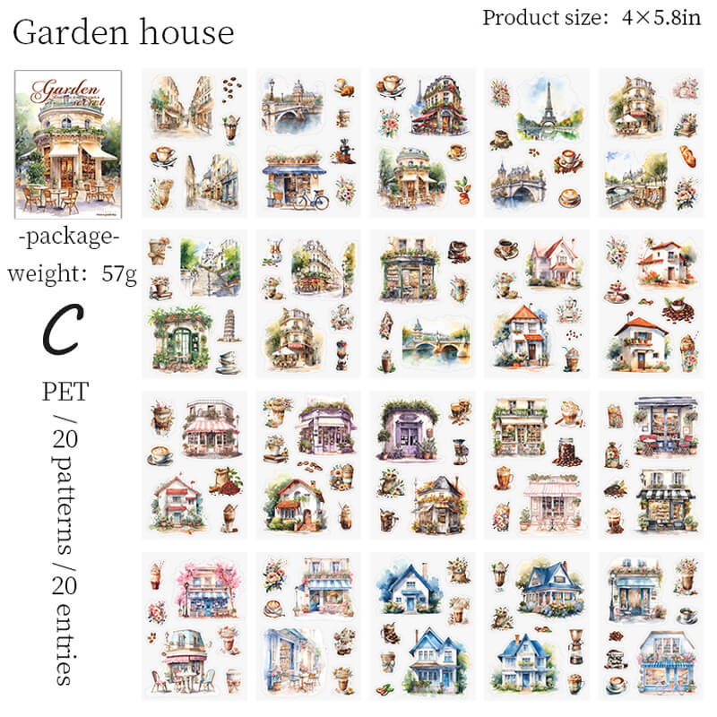 Secret Garden Sticker Book | 20 PCS