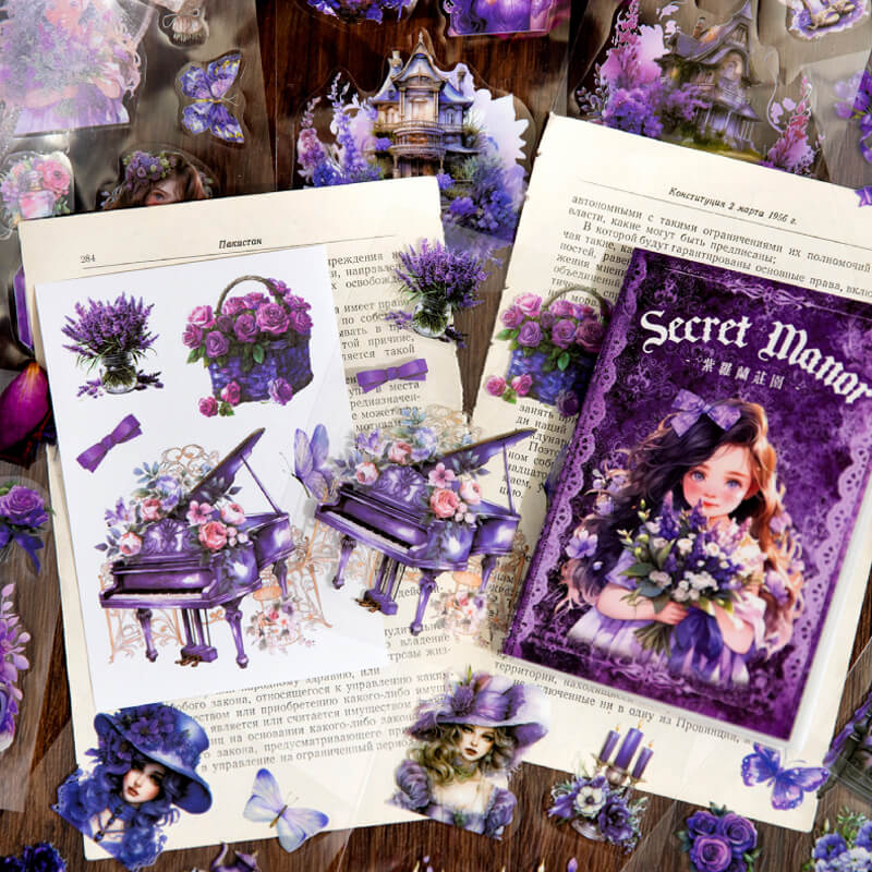 Secret Manor Sticker Books | 54 PCS