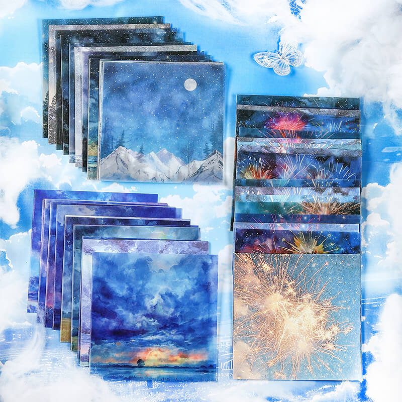 Sky Theme Scrapbooking Paper | 20 PCS