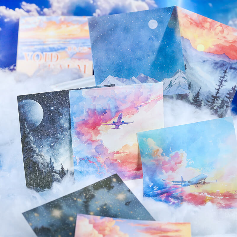 Sky Theme Scrapbooking Paper | 20 PCS