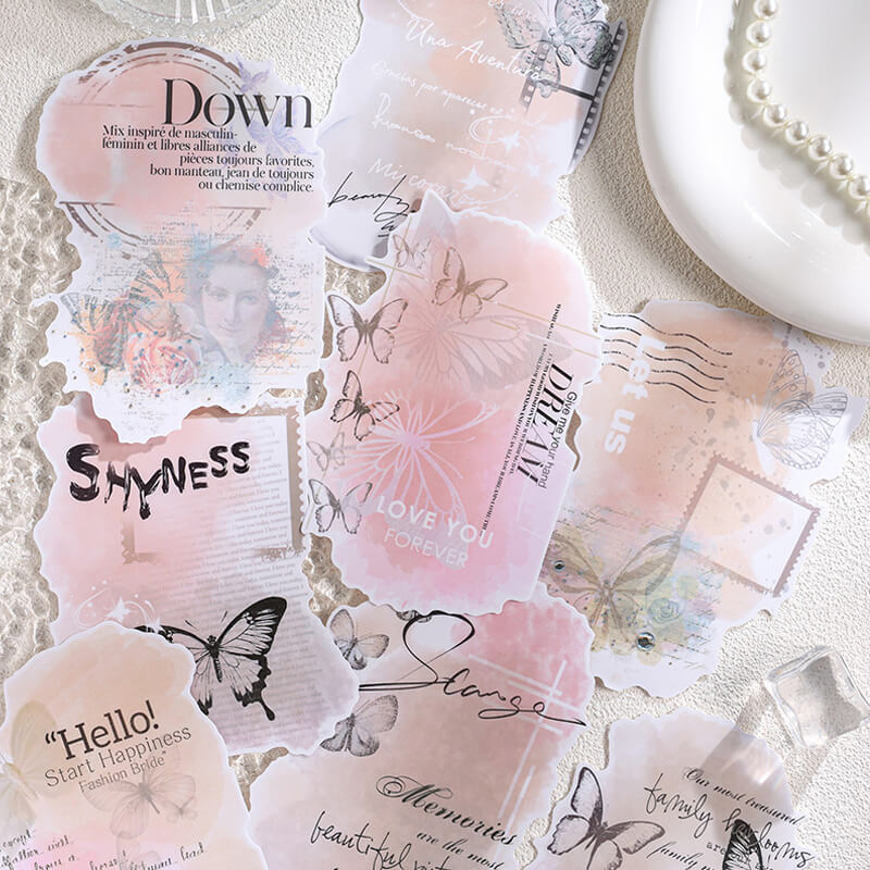 Smudged Watercolor Stickers | 8 PCS