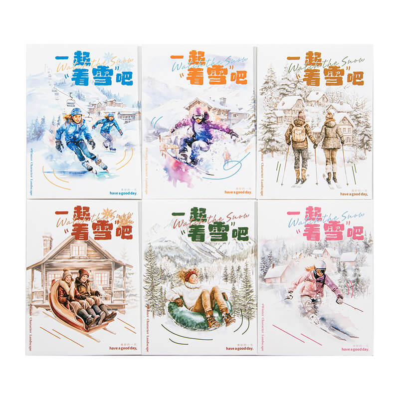 Snow Scenery Stickers | 25 PCS