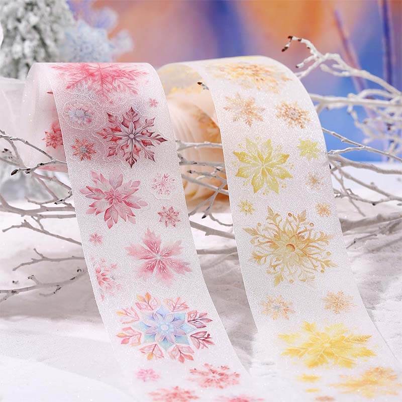 Snowflakes PET Tape | 1 Roll