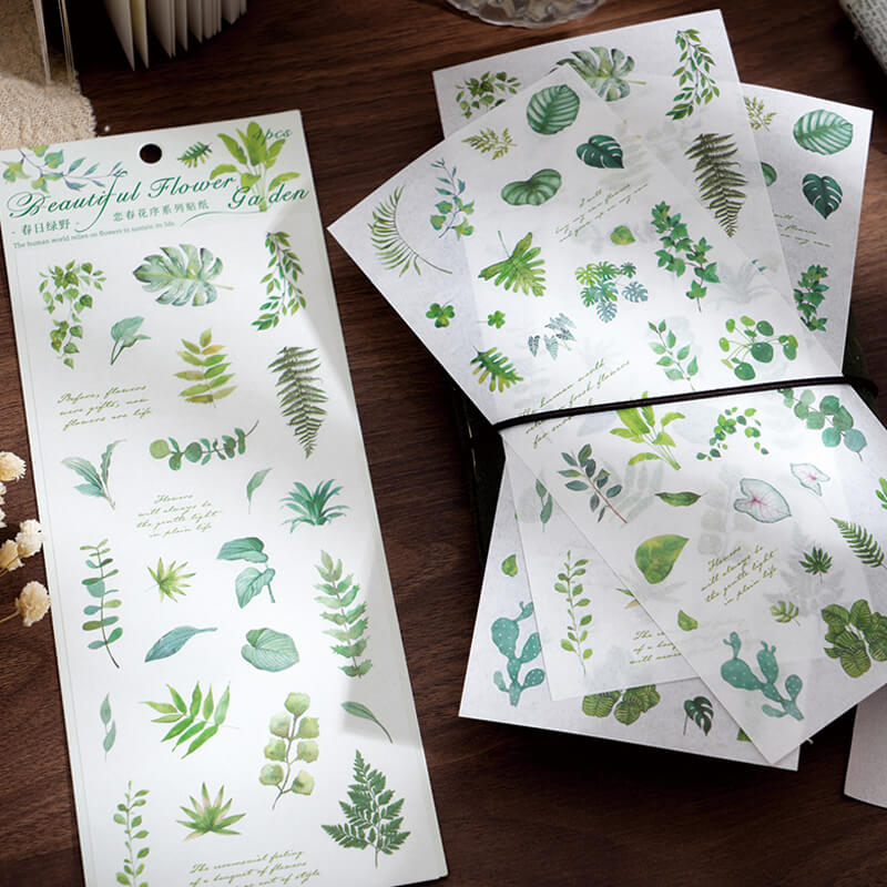 Spring Flowers Stickers | 4 PCS