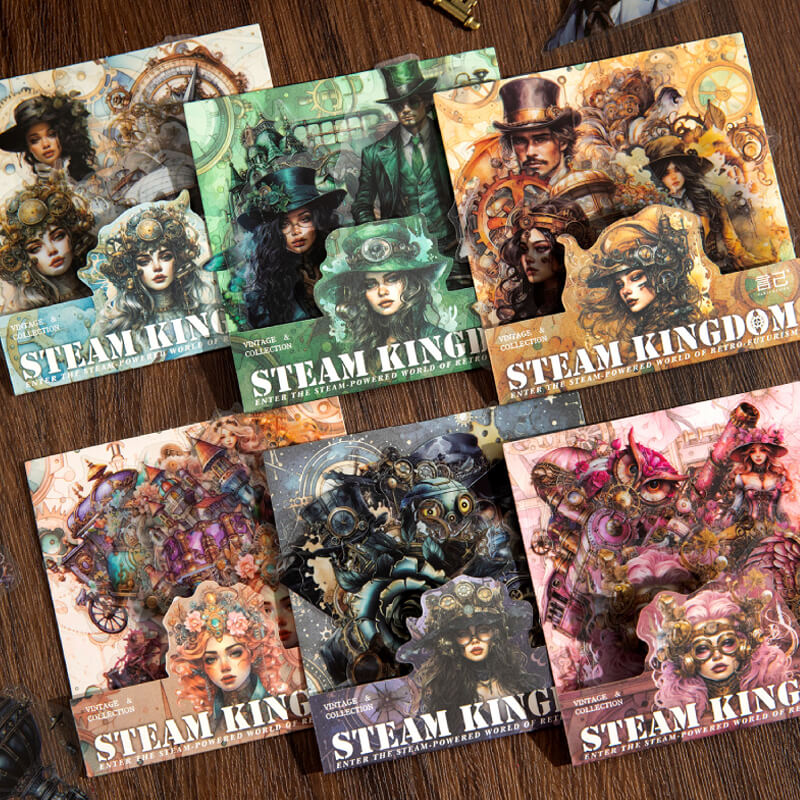 Steam Kingdom Stickers | 20 PCS