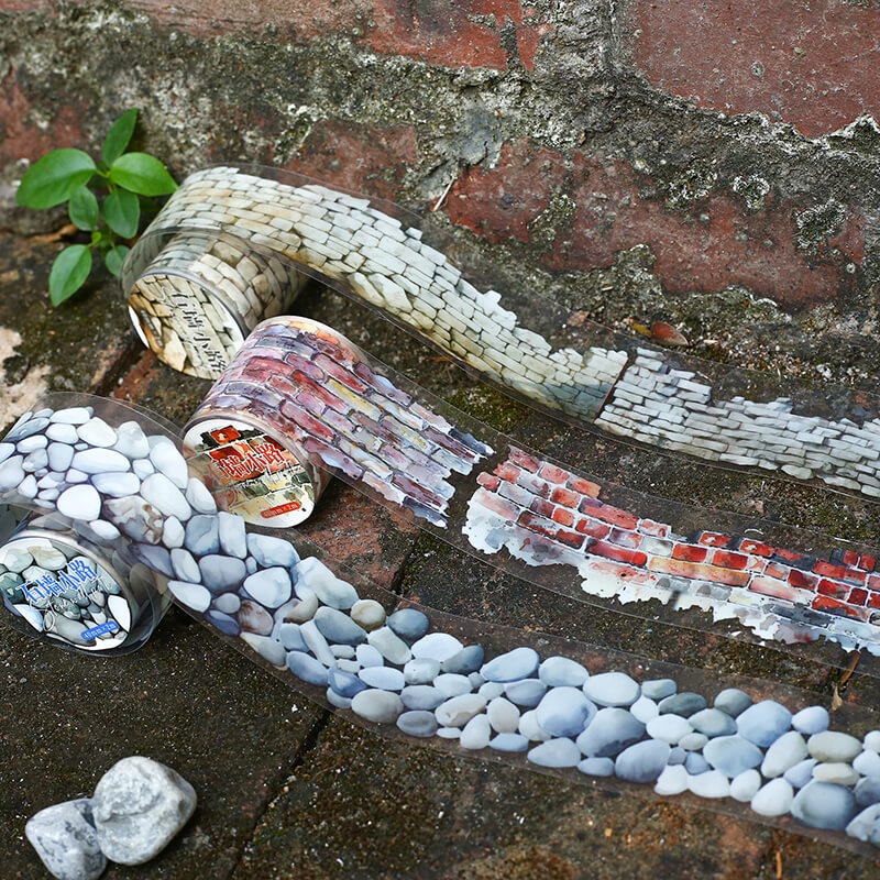 Stone Wall Path PET Tape | 1 Roll