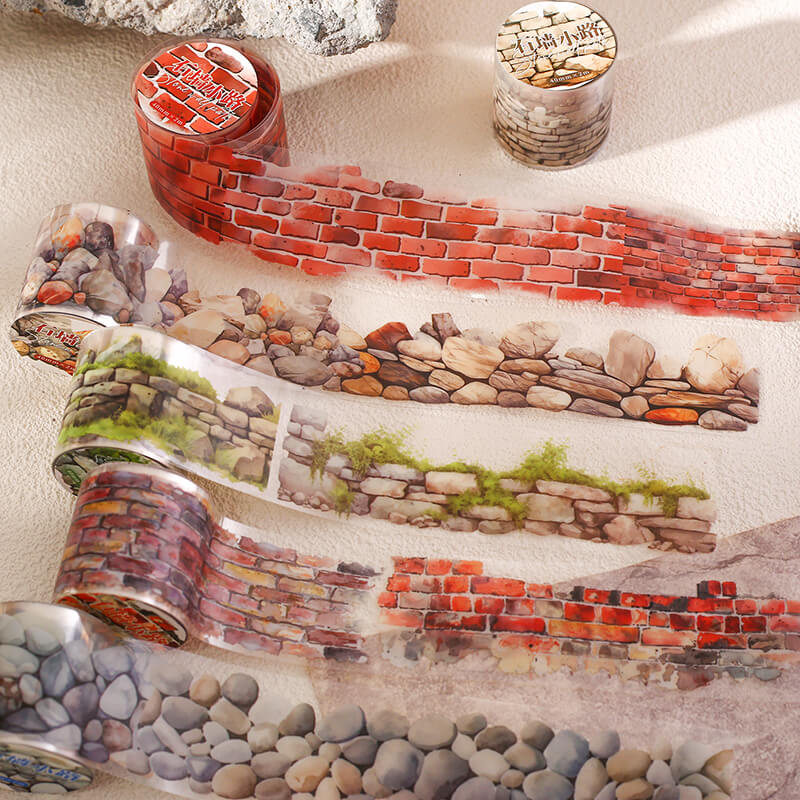 Stone Wall Path PET Tape | 1 Roll