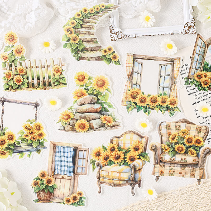 Summer Garden Stickers | 10 PCS