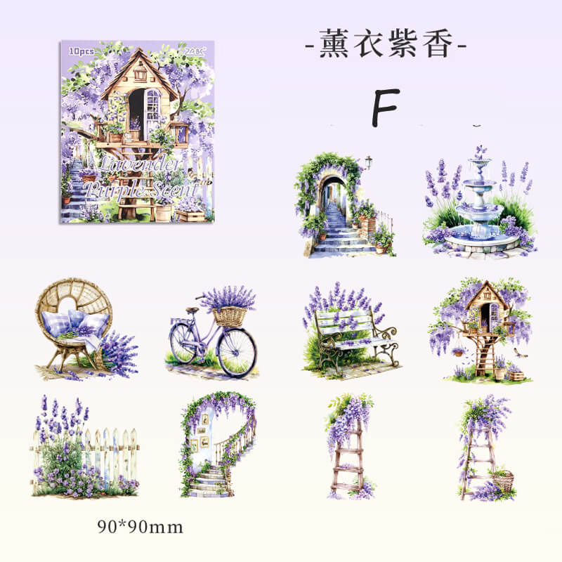 Summer Garden Stickers | 10 PCS