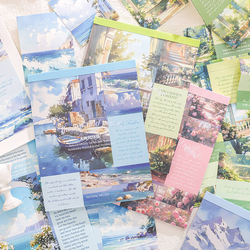 Summer in Provence Scrapbooking Paper | 40 PCS