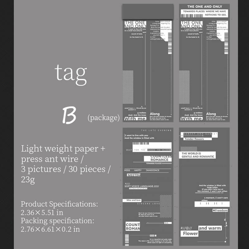 Tearable Labels | 30 PCS