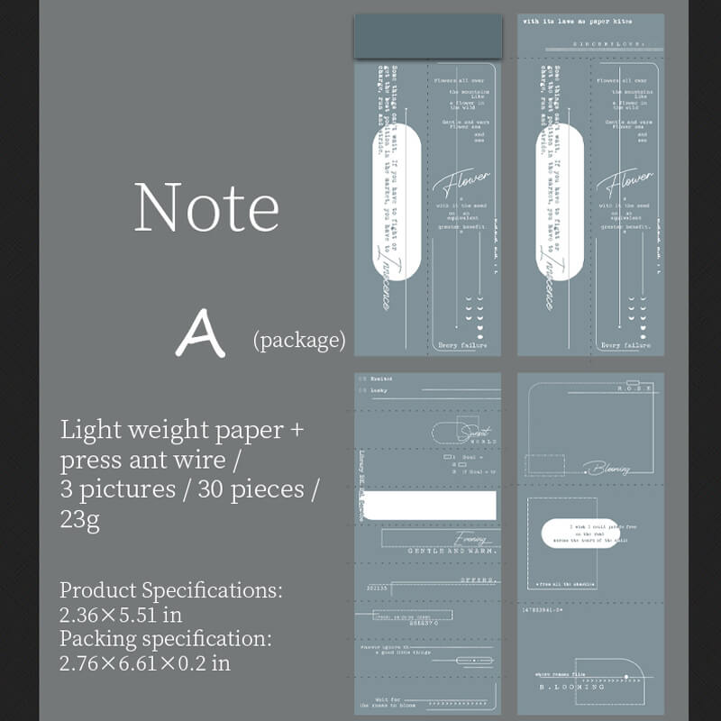 Tearable Labels | 30 PCS