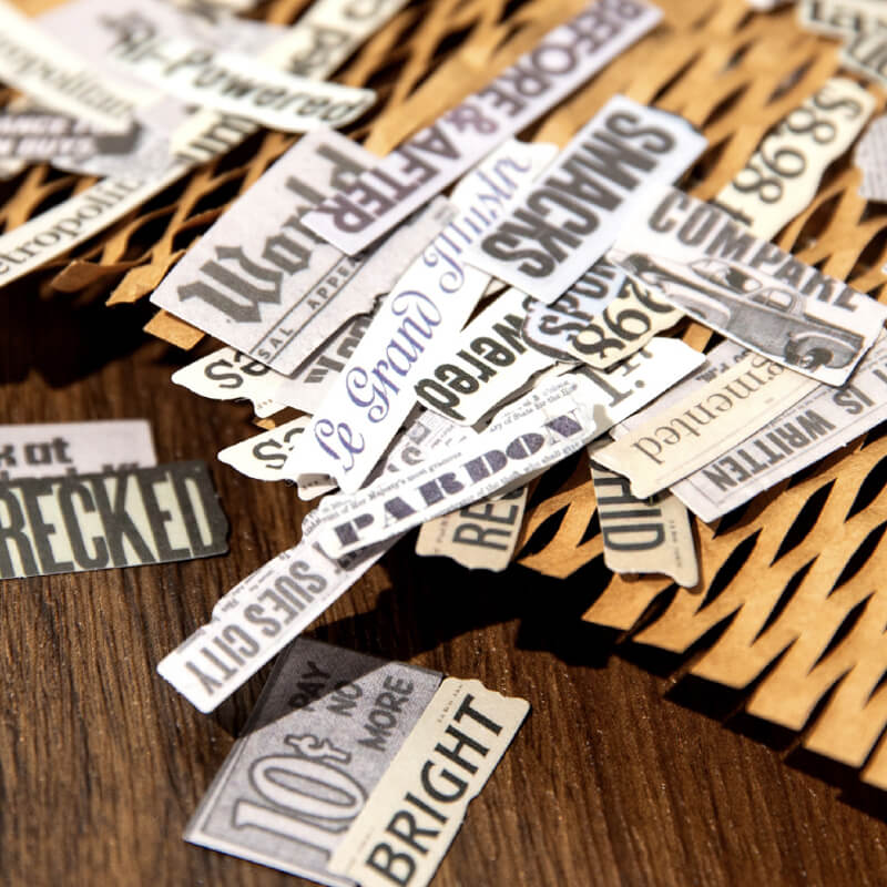 Text Label Sticker | 200 PCS