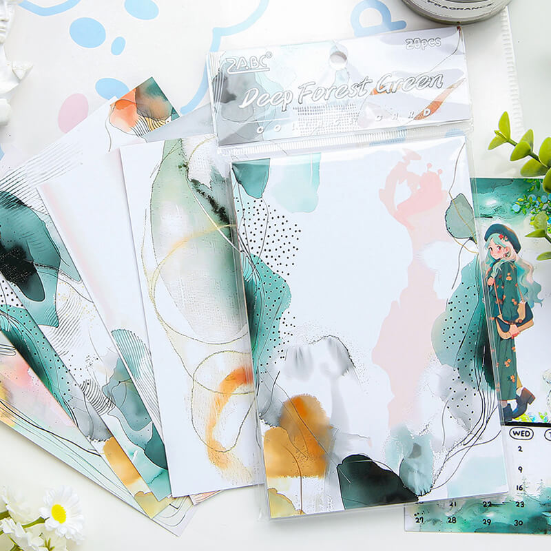 Watercolor Fantasy Scrapbooking Paper | 20 PCS