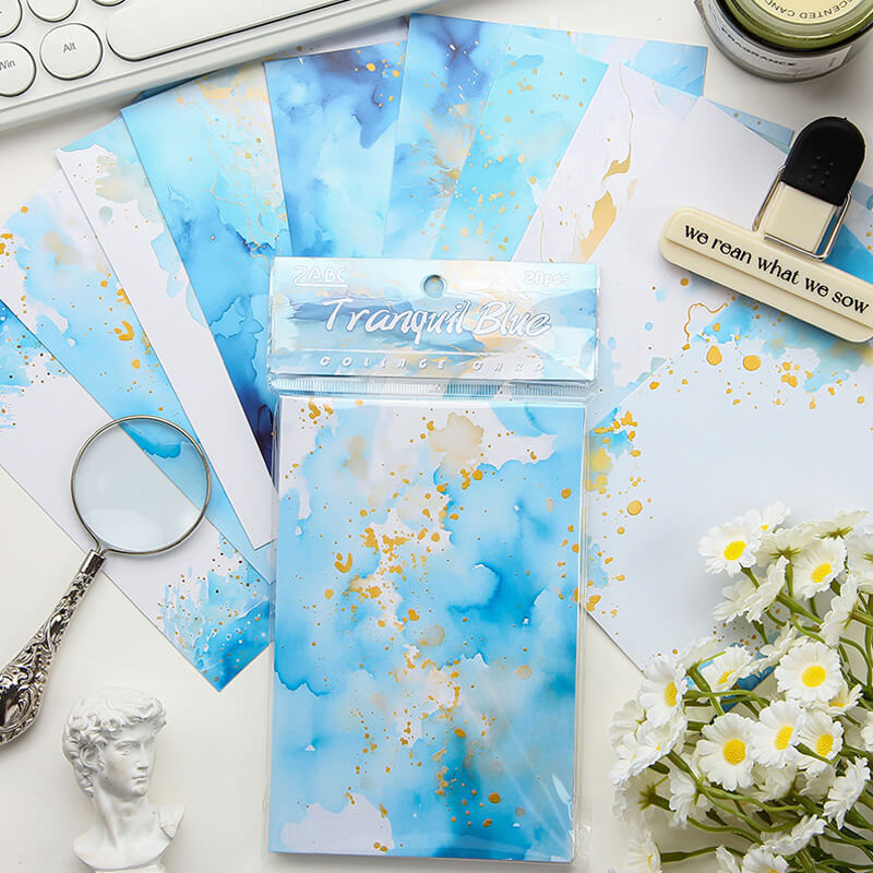 Watercolor Fantasy Scrapbooking Paper | 20 PCS