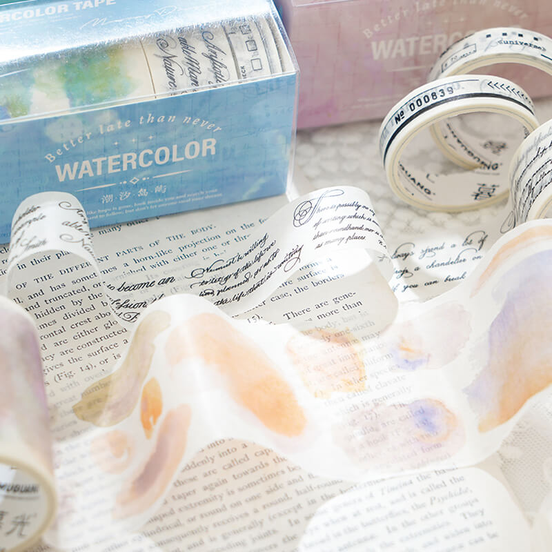 Watercolor Whisper Washi Tape | 3 Rolls