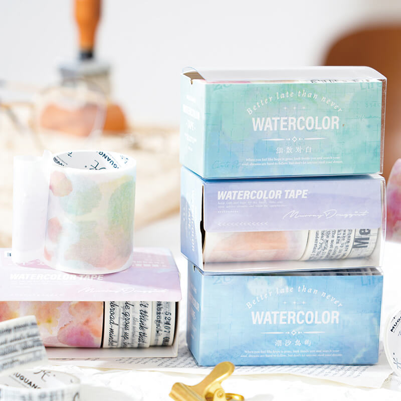 Watercolor Whisper Washi Tape | 3 Rolls