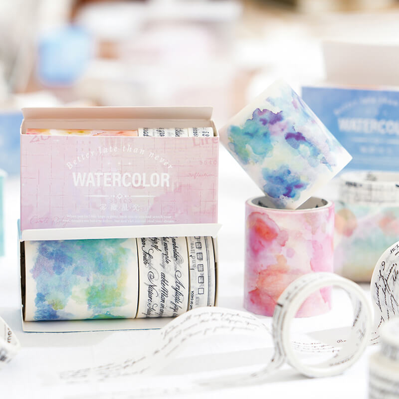 Watercolor Whisper Washi Tape | 3 Rolls